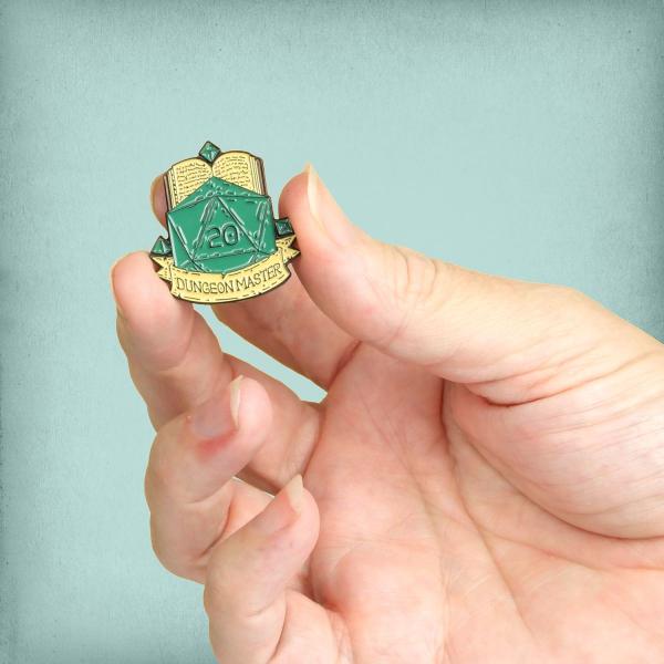 Dungeon Master d20 Enamel Pin - PIN-168 picture