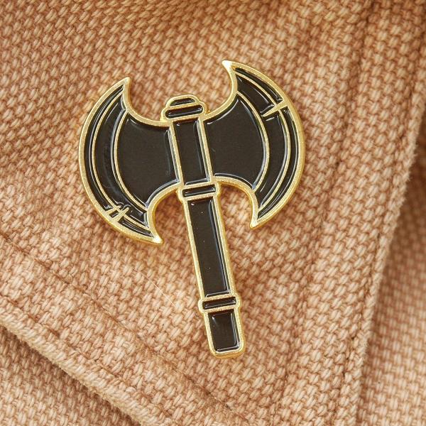 Battle Axe Enamel Pin - PIN-016 picture