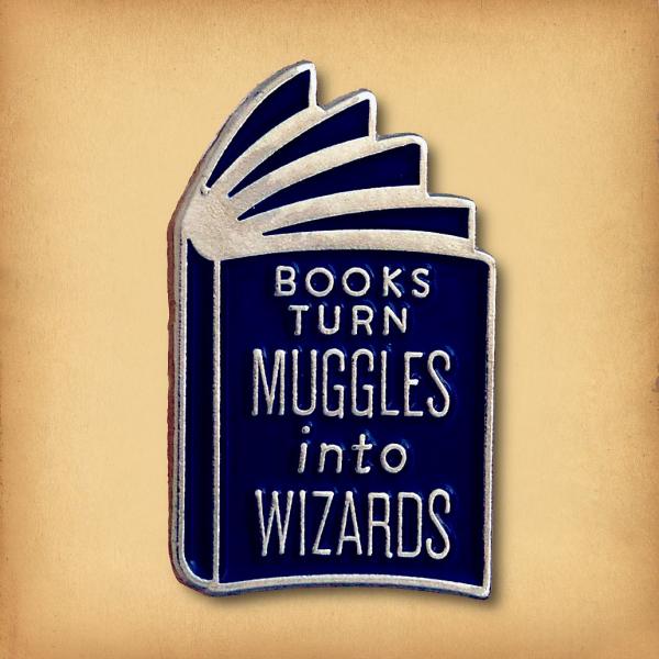 Muggles Into Wizards Enamel Pin - PIN-050 picture