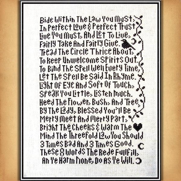 Rede Sampler Cross Stitch Pattern - SIS-114