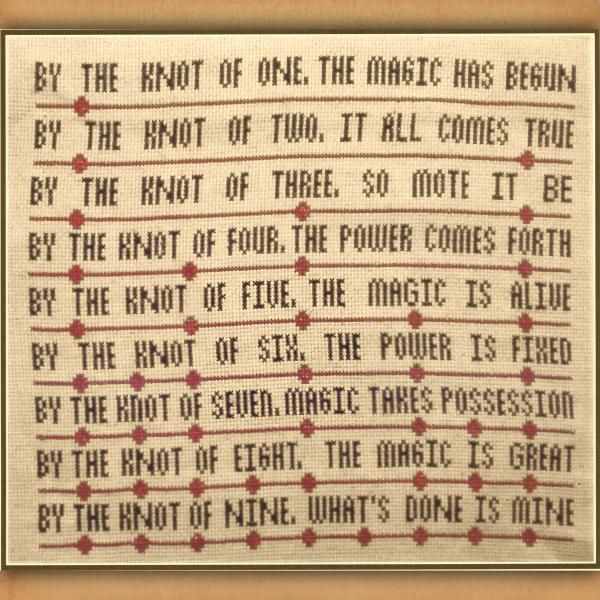 Knot Magic Cross Stitch Pattern - SIS-246