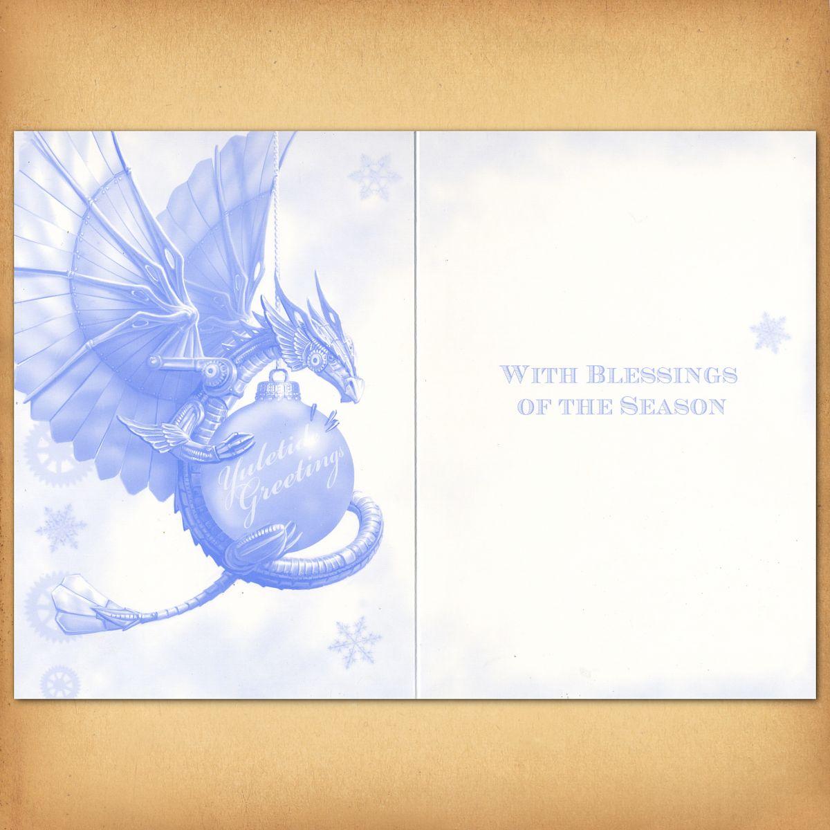 Steampunk Santa Yule Card - CRD-AN56 picture