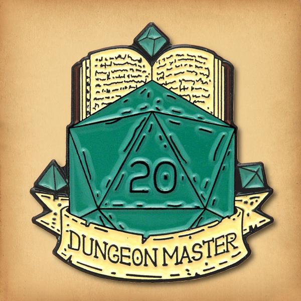 Dungeon Master d20 Enamel Pin - PIN-168 picture