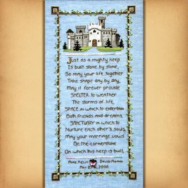 Fantasy Wedding Blessing Cross Stitch Pattern - SDD-044