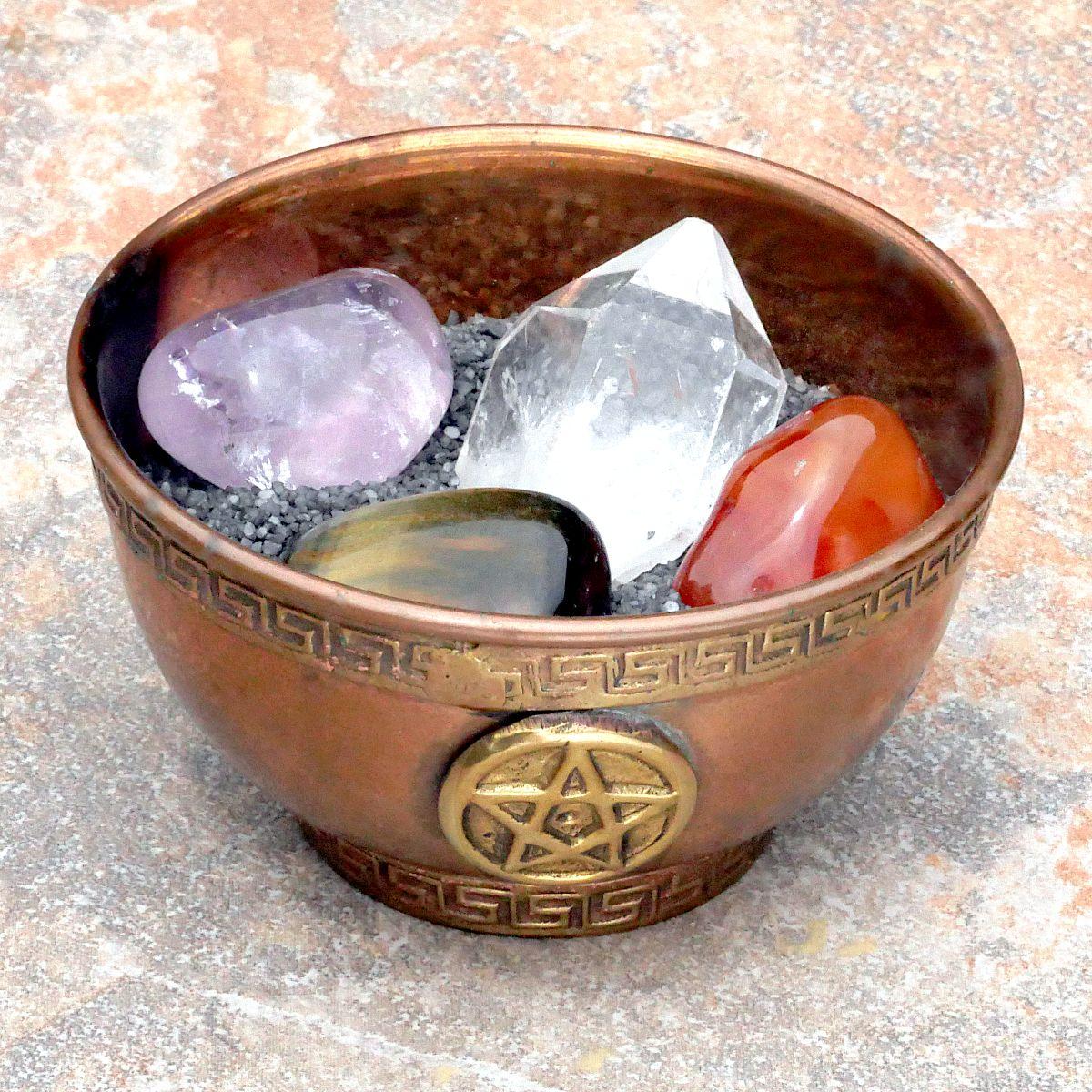 Pentacle Copper Bowl - BOL-90007 picture