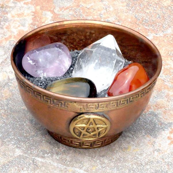 Pentacle Copper Bowl - BOL-90007 picture