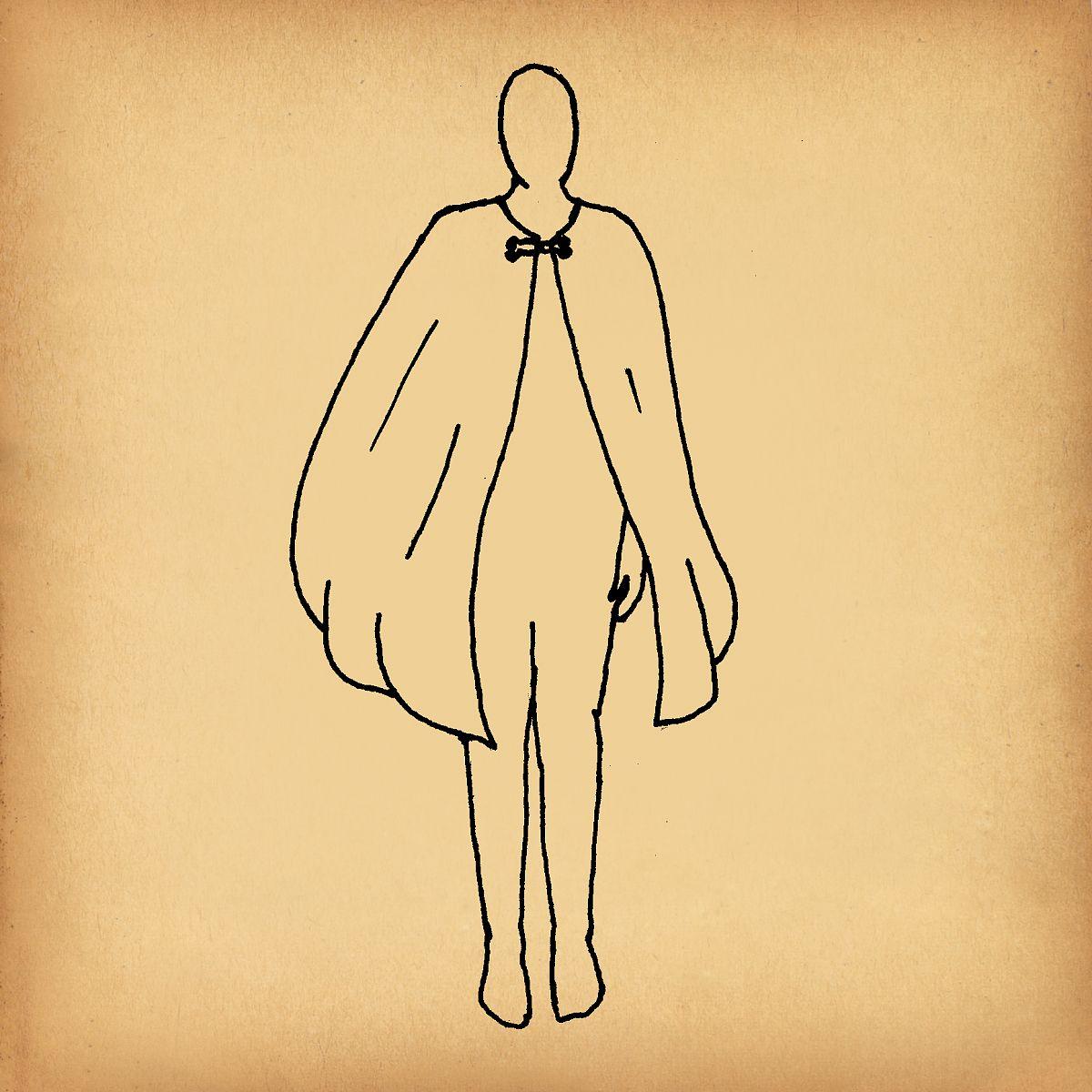 Plum Half Circle Cloak - CLK-117 picture