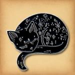 Star Cat Enamel Pin - PIN-036