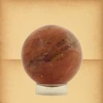 Polished Peachy Pink Mystery Stone Sphere - GMS-009