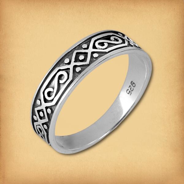 Silver Boho Tribal Ring - RSS-837