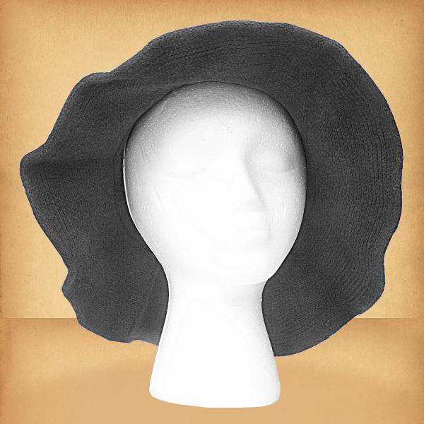 Dark Grey Witch Hat - HAT-WDG picture