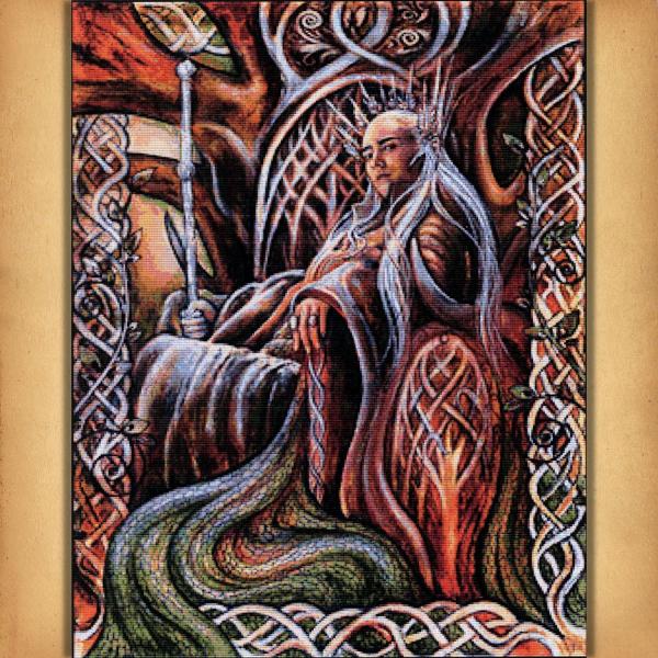 Forest King Cross Stitch Pattern - SIP-768