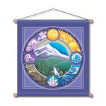 Rainbow Mountain Meditation Banner - BAN-MB07
