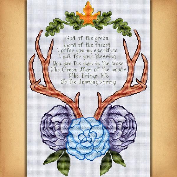 Horned God Cross Stitch Pattern - SIA-335 picture