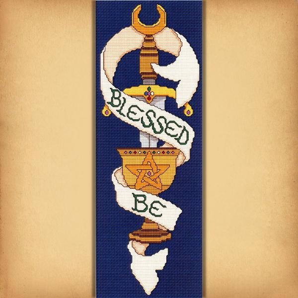 Blessed Be Banner Cross Stitch Pattern - SIA-743