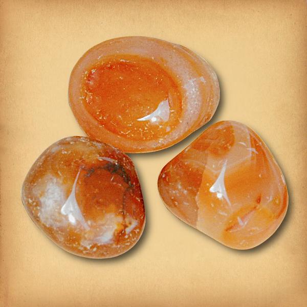 Carnelian Tumbled Gemstones - CRY-CAR picture