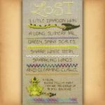 Lost Dragon Sampler Cross Stitch Pattern - SDD-095