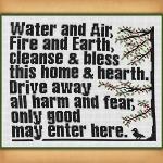 Elemental House Blessing Cross Stitch Pattern - SIS-282