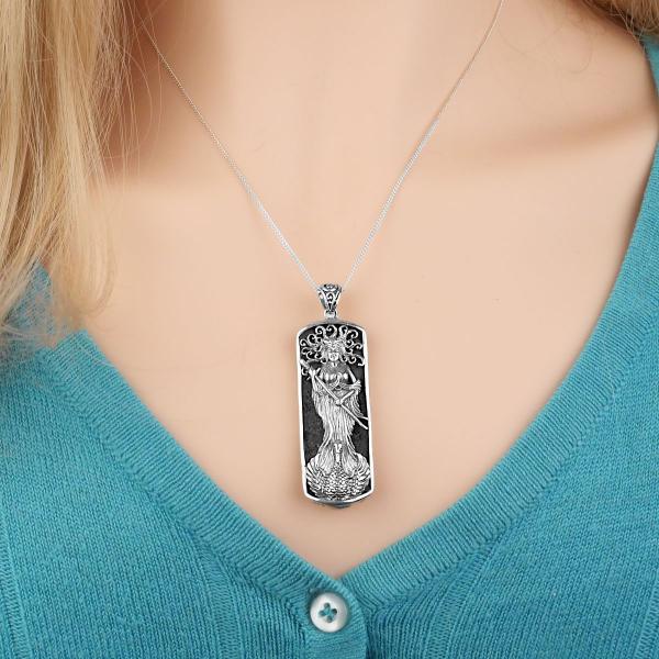 Silver Lady of the Lake Pendant - PSS-G240 picture