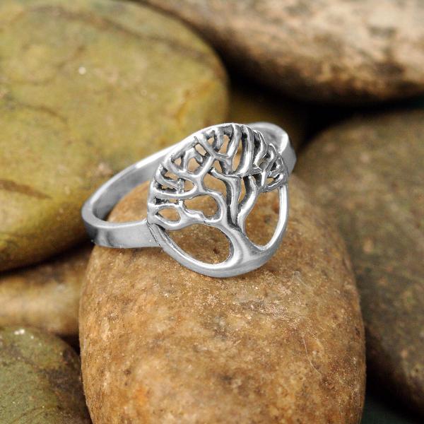 Silver Tree Ring - RSS-2740 picture