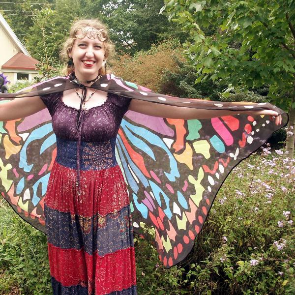 Rainbow Butterfly Fairy Wings - WNG-RNB picture