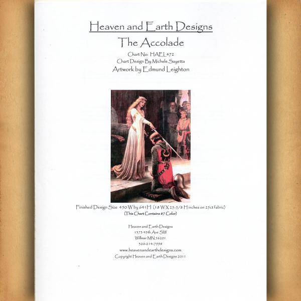 "The Accolade" Cross Stitch Pattern - SHL-591 picture
