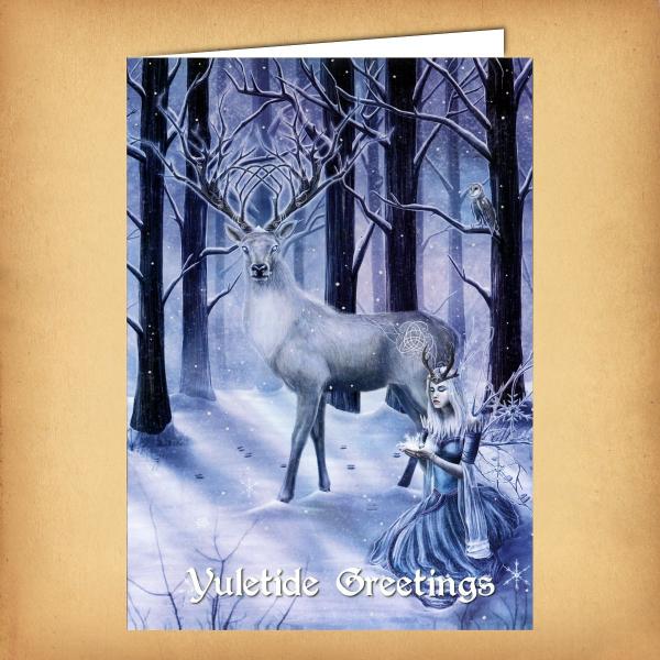 Frozen Fantasy Yule Card - CRD-CB01 picture