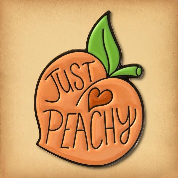 "Just Peachy" Enamel Pin - PIN-102