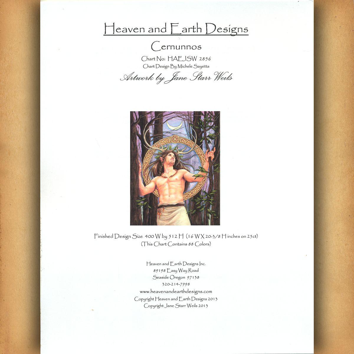 Cernunnos Cross Stitch Pattern - SHW-856 picture