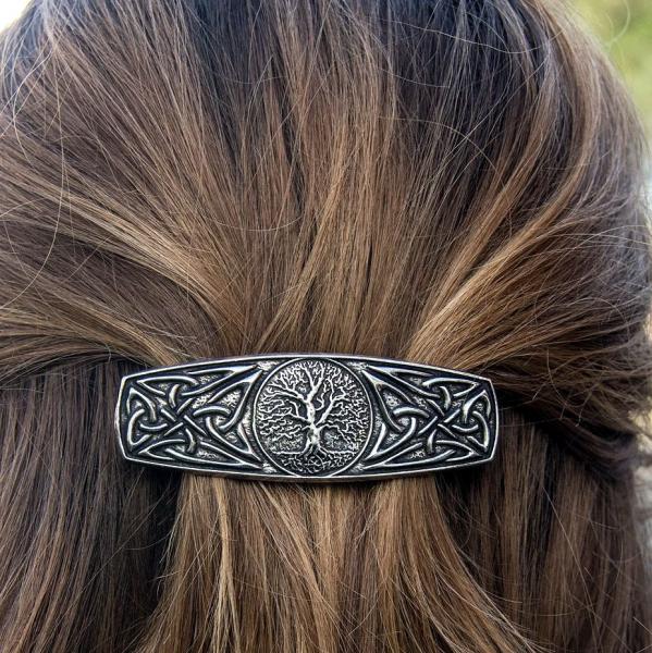 Celtic World Tree Barrette - HAR-PB11 picture