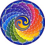 Rainbow Spiral Window Sticker - WST-S72