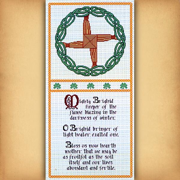 Brighid's Blessing Cross Stitch Pattern - SIA-582