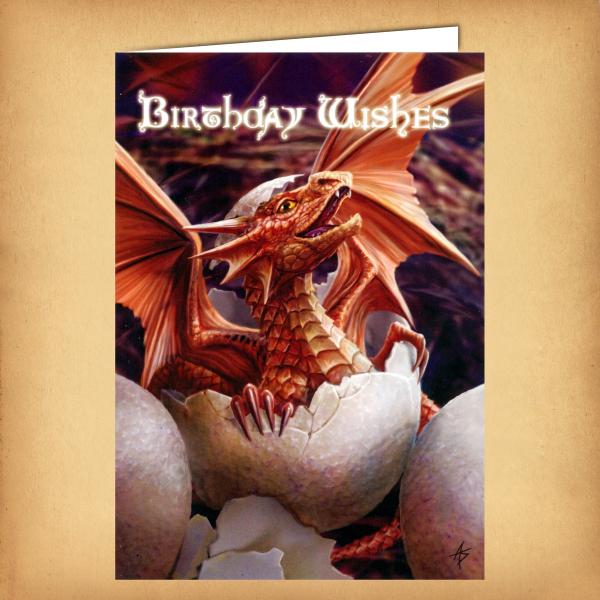 Birthling Dragon Birthday Card - CRD-AN23