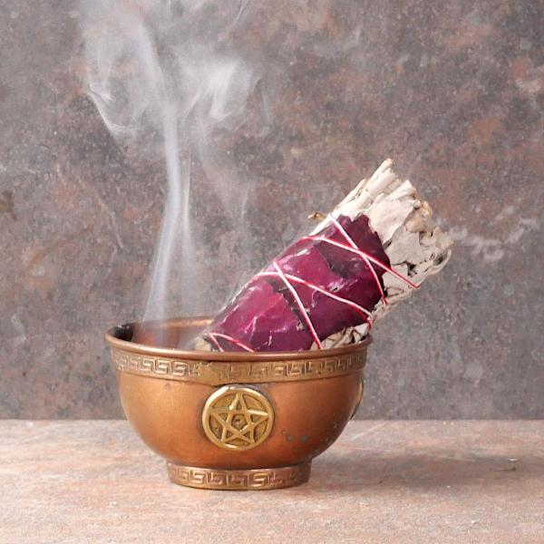 Sage and Rose Smudge Bundle - HRB-120 picture
