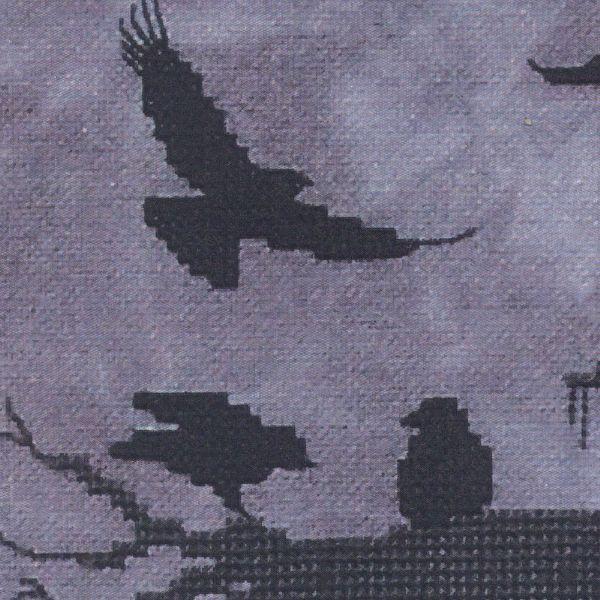 "Beneath the Harvest Moon" Cross Stitch Pattern - SWW-107 picture