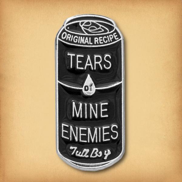 "Tears of Mine Enemies" Enamel Pin - PIN-006