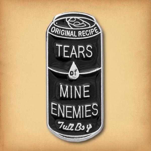"Tears of Mine Enemies" Enamel Pin - PIN-006