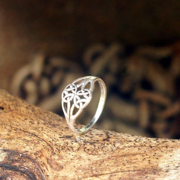 Silver Filigree Celtic Ring - RSS-660 picture