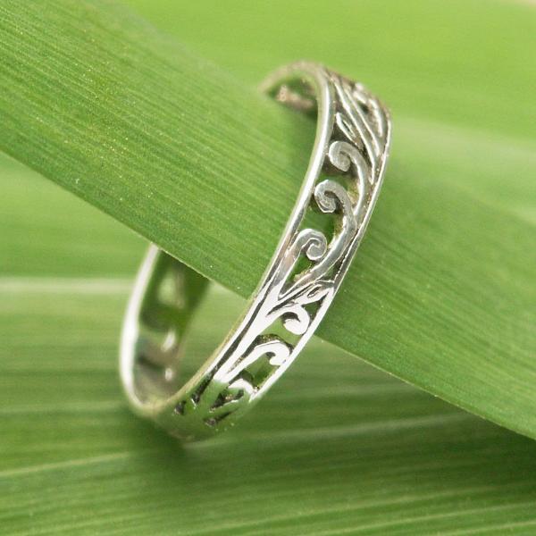 Silver Vine Ring - RSS-2385 picture