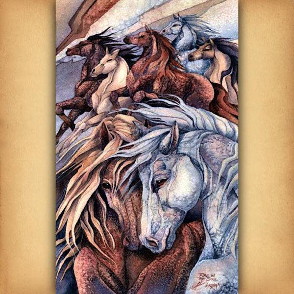 Fire in the Soul Cross Stitch Pattern - SHB-226