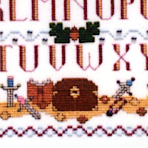 Sleeping Dragon Sampler Cross Stitch Pattern - SDD-015 picture