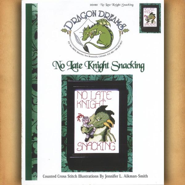 "No Late Knight Snacking" Cross Stitch Pattern - SDD-080 picture