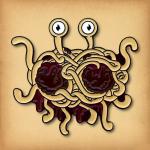 Flying Spaghetti Monster Enamel Pin - PIN-040