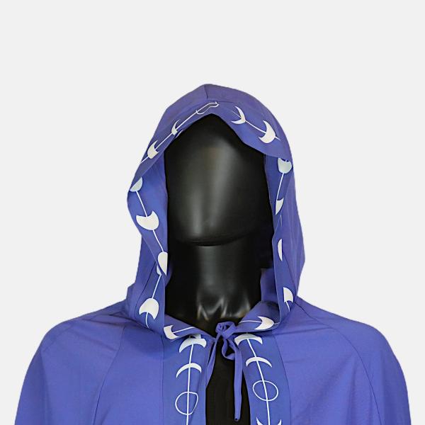 Purple Moon Phase Cloak with Hood - CLK-A20