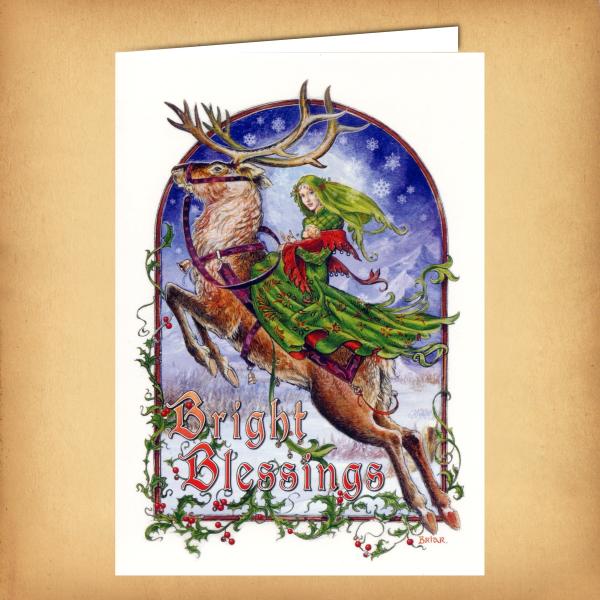 Bright Blessings Yule Card - CRD-BY11