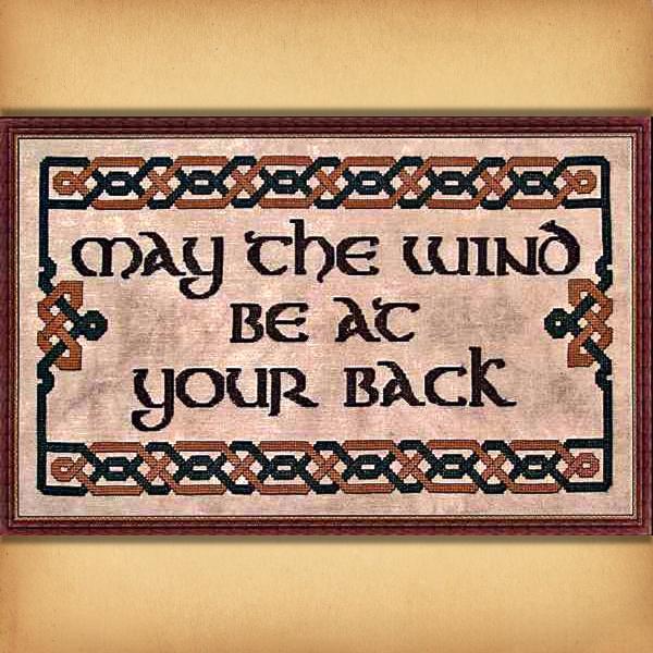 "May the Wind Be at Your Back" Cross Stitch Pattern - SWW-462