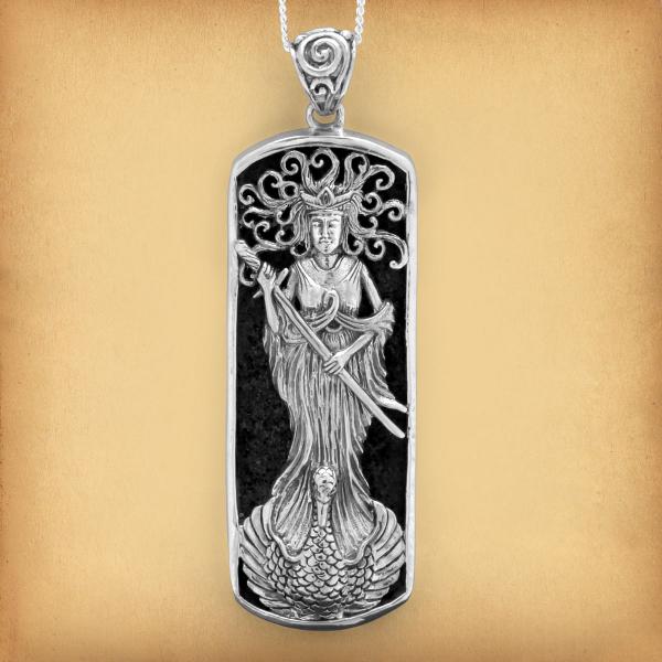 Silver Lady of the Lake Pendant - PSS-G240 picture