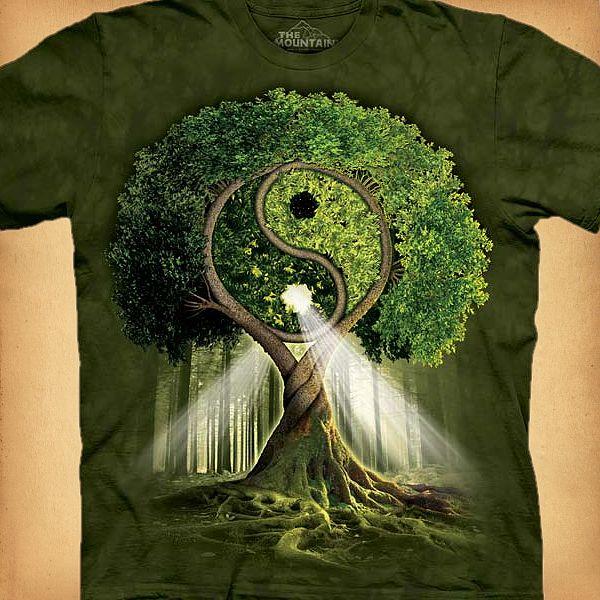 Yin/Yang Tree T-Shirt - TS-3209 picture