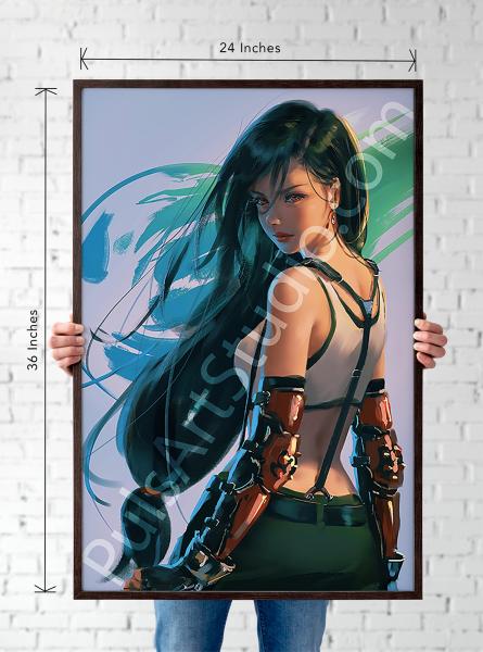 FFVII: Tifa (Poster/Playmat/XL Canvas) picture