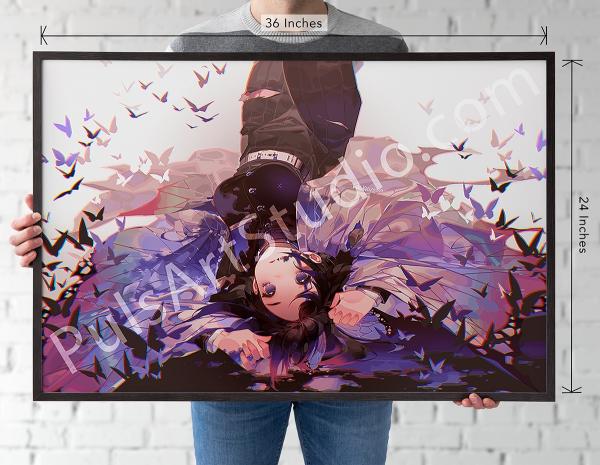 Demon Slayer: Shinobu "Destruction" (Poster/Playmat/XL Canvas) picture